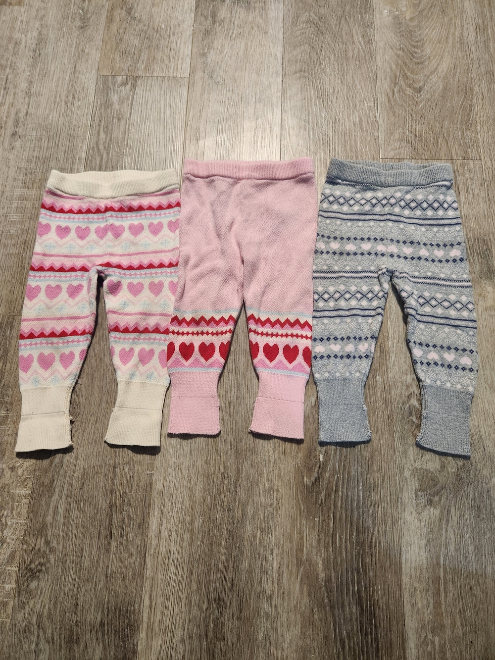 Baby Bundle Knit Leggings Trio